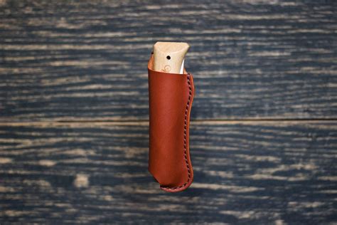 Leather Knife Sheath, Gift for a Mushroom Picker, Leather Sheath for ...