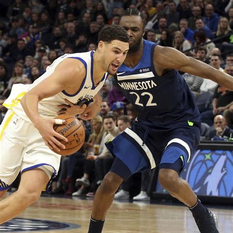 Klay Thompson Says He'll Be Back from Thumb Injury in 'One or Two More Games' | News, Scores ...