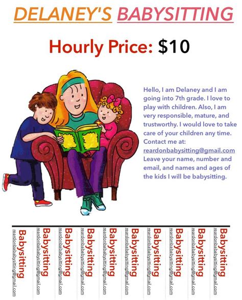 10 best Babysitting Flyer Template images on Pinterest | Babysitting flyers, Marketing flyers ...