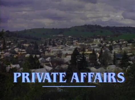 ABC Afterschool Specials: Private Affairs (26 Oct. 1989)