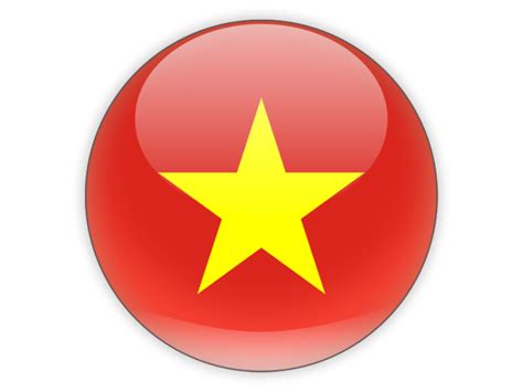 Round icon. Illustration of flag of Vietnam