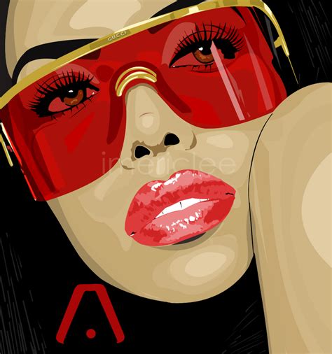 Aaliyah Vector by imericlee on DeviantArt