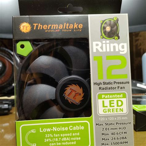 kipas casing cooler master sickle flow x hijau, thermaltake riing green ...