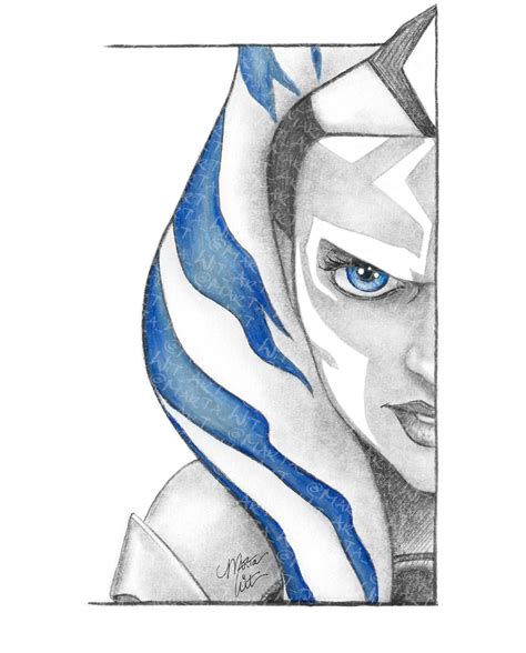 How To Draw Ahsoka Tano