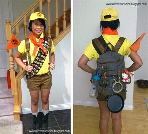 a litre of sunshine: Making My Halloween Costume: Russell the Wilderness Explorer