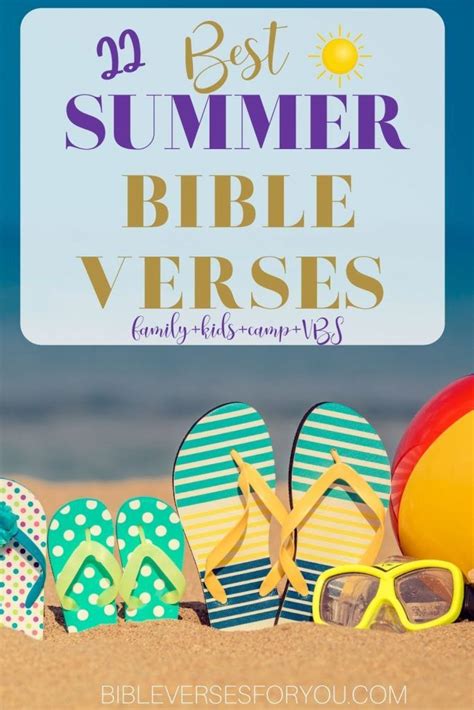 22 Best Summer Bible Verses | Bible verses for kids, Bible lessons for kids, Bible verse ...