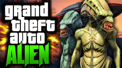 GTA 5 Movie: 'Alien Attack!' - Part 1 - (GTA 5 Mods Funny Moments ...