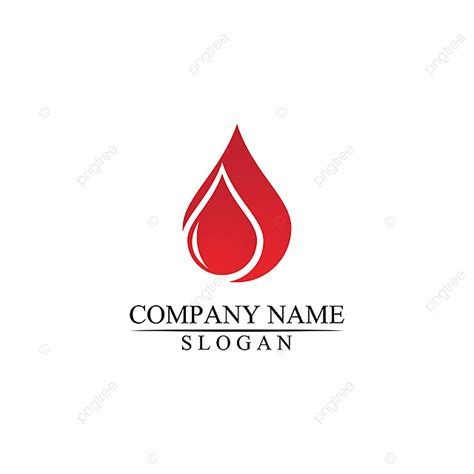 Templat Design Vector Hd PNG Images, Blood Logo Template Vector Icon Illustration Design, Drop ...