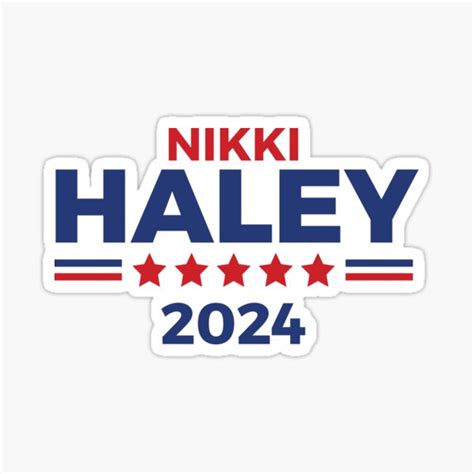 "Nikki Haley for President 2024 Campaign " Sticker for Sale by ...