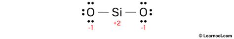 SiO2 Lewis structure - Learnool