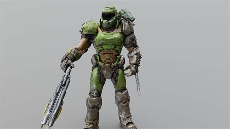 Doom Slayer - Doom Eternal Model - 3D model by MetalArcade [906cd3c ...