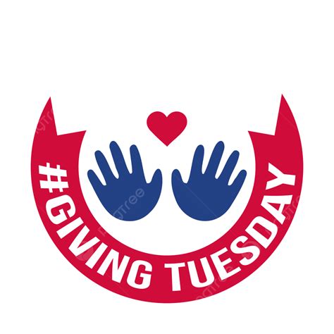 Giving Tuesday Clipart Hd PNG, Giving Tuesday With Ribbon, Giving ...