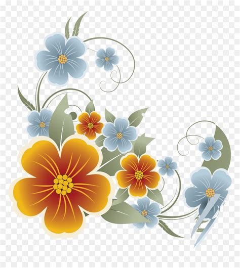 Flowers Bunga Png Vector