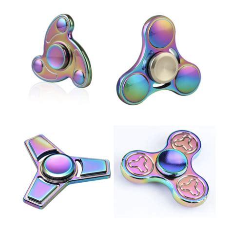 Wholesale Rainbow Metal Spinner Fidget Toys in Bulk - ToysOXO ...