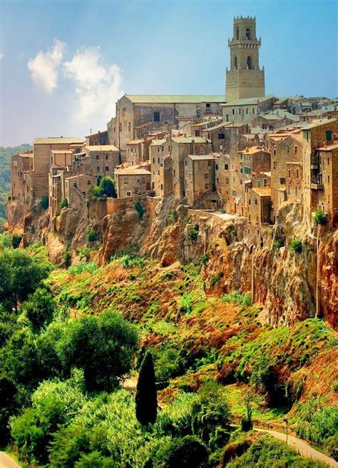 Pitigliano, Italy The drive up to Pitigliano is spectacular. Friendly ...