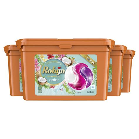 Robijn collections kokos 3-in-1 wascapsules - 4... aanbieding bij Wehkamp