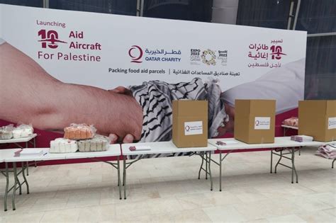 Qatar Charity initiative ‘Launching 10 Aid Aircraft for Palestine ...