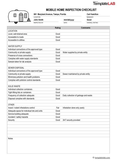 Home inspection checklist - vipgross