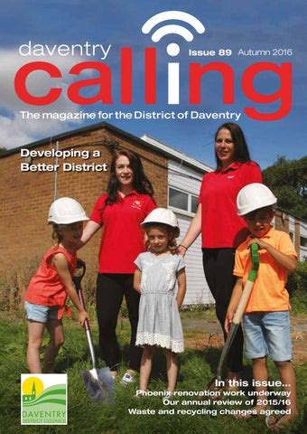 Daventry Calling magazine Autumn 2016 by Daventry District Council - Issuu