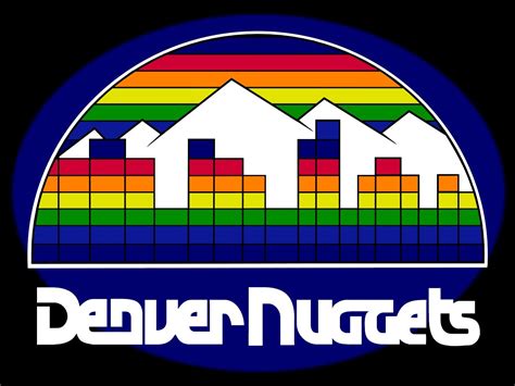 This Denver Nuggets logo. | Denver nuggets, Sports team logos, Nba teams