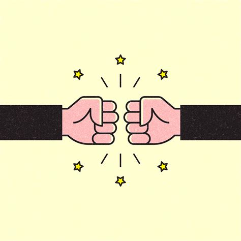 Fist Bump Vector Illustration 669860 Vector Art at Vecteezy