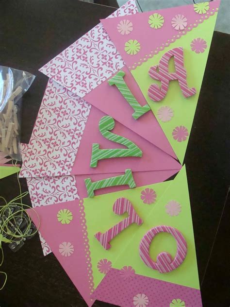 Paper Birthday Banner - Juggling Act Mama