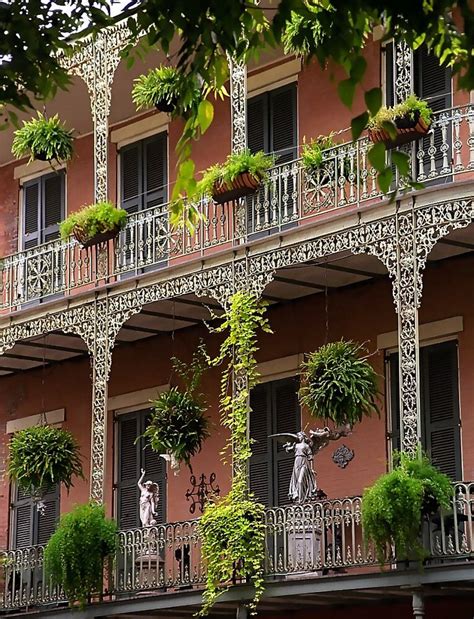 New Orleans - French Quarter "Cast-Iron Balcony" | New orleans french ...