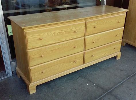 UHURU FURNITURE & COLLECTIBLES: SOLD Country Pine 6-Drawer Dresser - $115