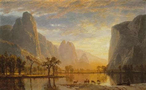 Valley of the Yosemite, 1864 - Albert Bierstadt - WikiArt.org