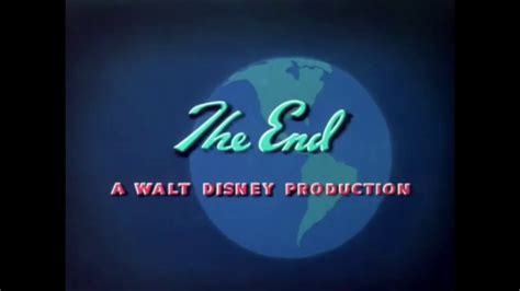 The End A Walt Disney Production Logo