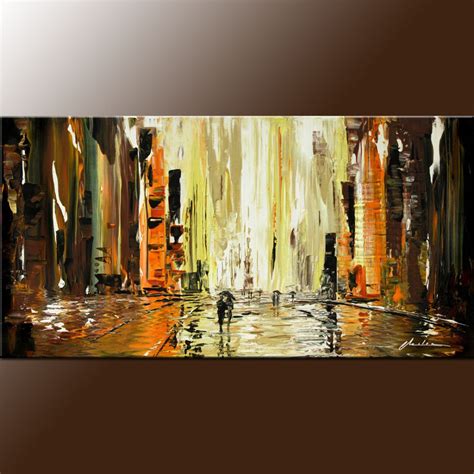 Cityscape – Abstract Paintings, Amazing Original Abstract Cityscapes by ...