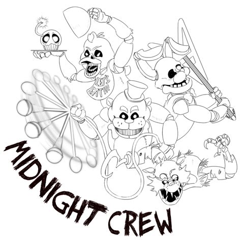 Fnaf 4 Coloring Pages at GetDrawings | Free download