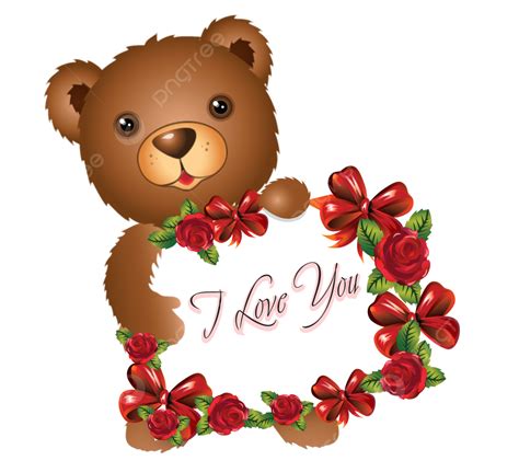Brown Teddy Bear With Greeting Card Teddy, Red, Brown, Text PNG Transparent Image and Clipart ...