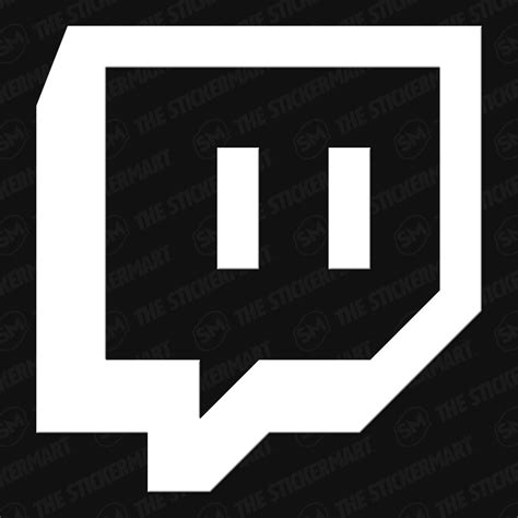 Twitch Glitch Logo Vinyl Decal | Vinyl decals, Twitch, Vinyl