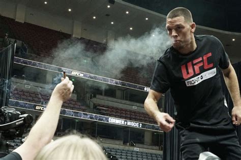 WATCH: Nate Diaz lights up joint at open workout | Odds