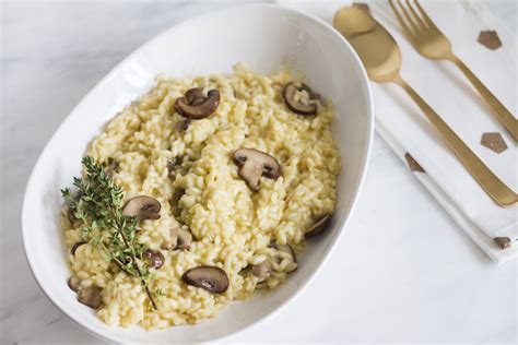 Cremini Mushroom Risotto | The Blondielocks | Life + Style