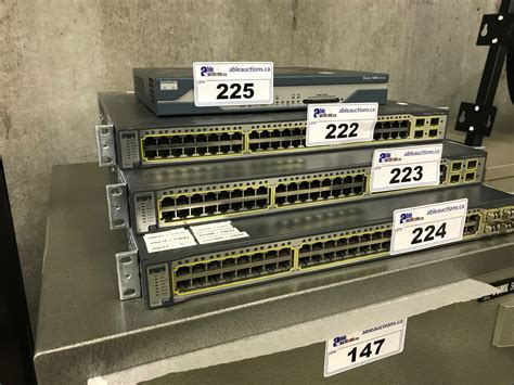 CISCO CATALYST 3750G 48 PORT NETWORK SWITCH - Able Auctions