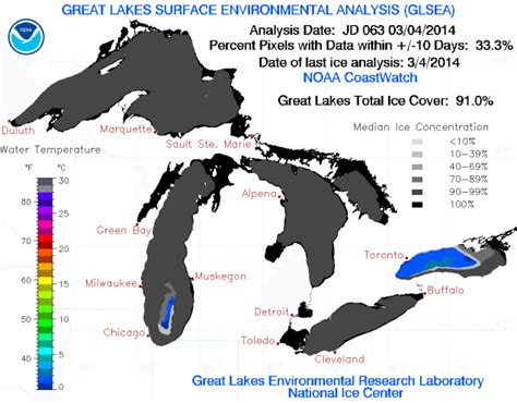 Great Lakes Ice Cover Could Break Record