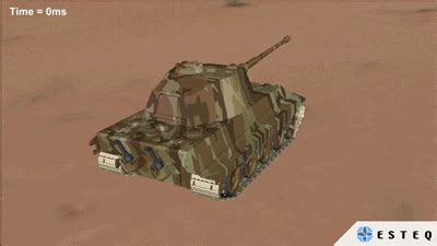 harvesting the fruits of the web | Blast Simulation of a World War II Era Tank (Tiger...