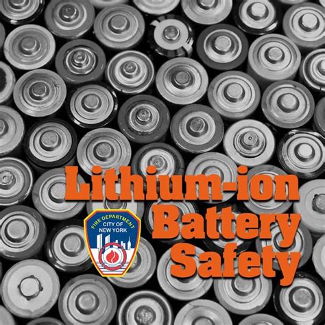 Safety Tips for Lithium-Ion Batteries - FDNY Smart