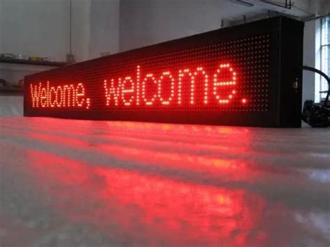 Led Ticker Display Board, Letter Height: 192 mm, Shape: Rectangle at Rs ...