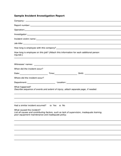 Incident Report Writing - 15+ Examples, Format, How to Come, Pdf