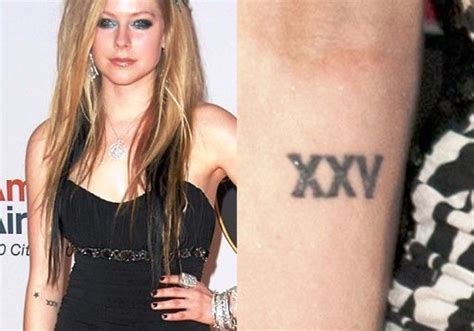 Avril Lavigne's 19 Tattoos & Their Meanings - Body Art Guru