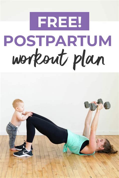 Postpartum Workout Plan (Free PDF) | Nourish Move Love