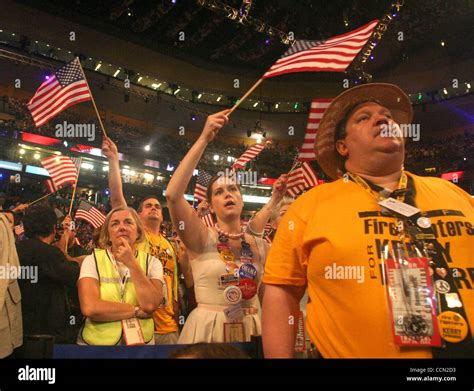 Jul 29, 2004; Boston, MA, USA; Delegates at the 2004 Democratic ...