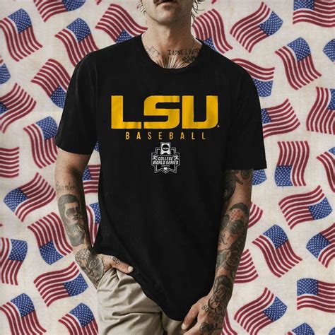 LSU BASEBALL, 2023 COLLEGE WORLD SERIES SHIRT