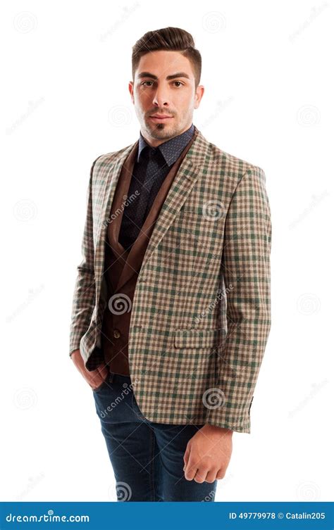 Confident Sales Man Wearing Casual but Elegant Clothes Stock Photo ...