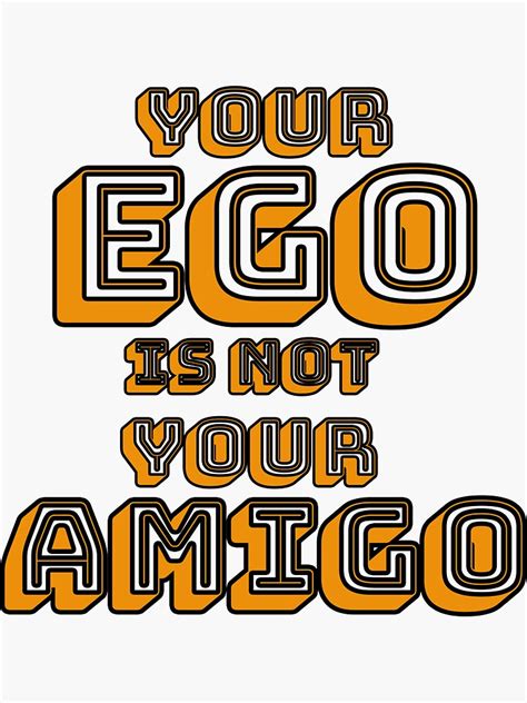 "Funny Ego Quote Psychology Humor Cute Pun" Sticker for Sale by sillyquestions | Redbubble