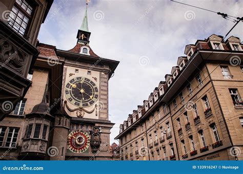 Astronomical Zytglogge Clock Tower in Old Town of Bern, Switzerland ...