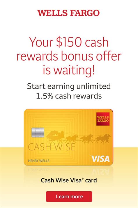 Apply for and use your Wells Fargo Cash Wise Visa® card on everything ...